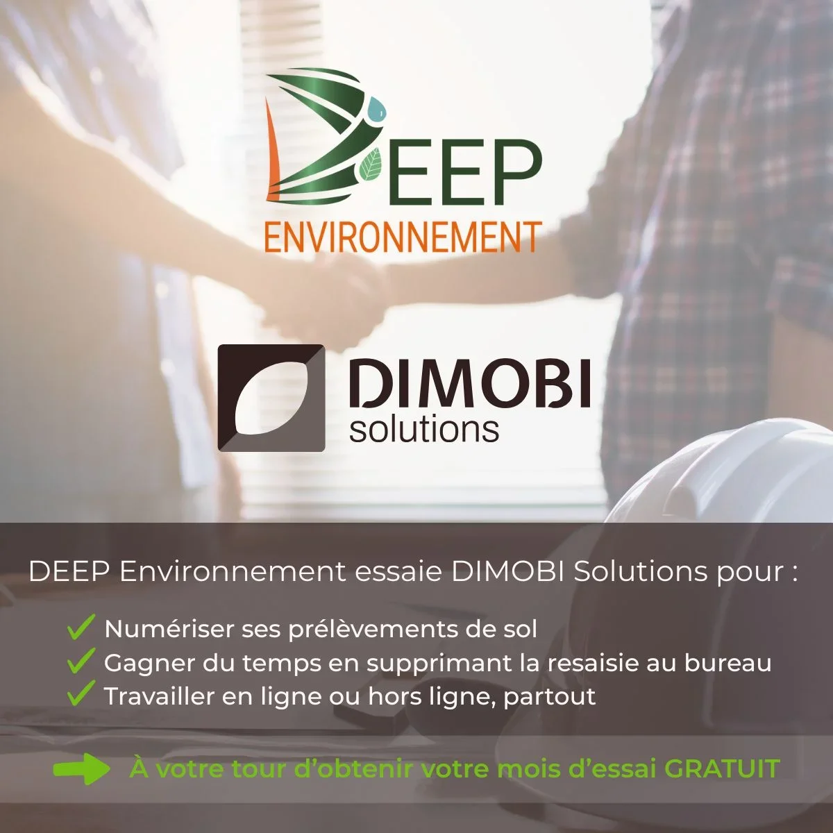 Rencontre entre l'équipe d'ECODEV Conseils et DEEP Environnement.