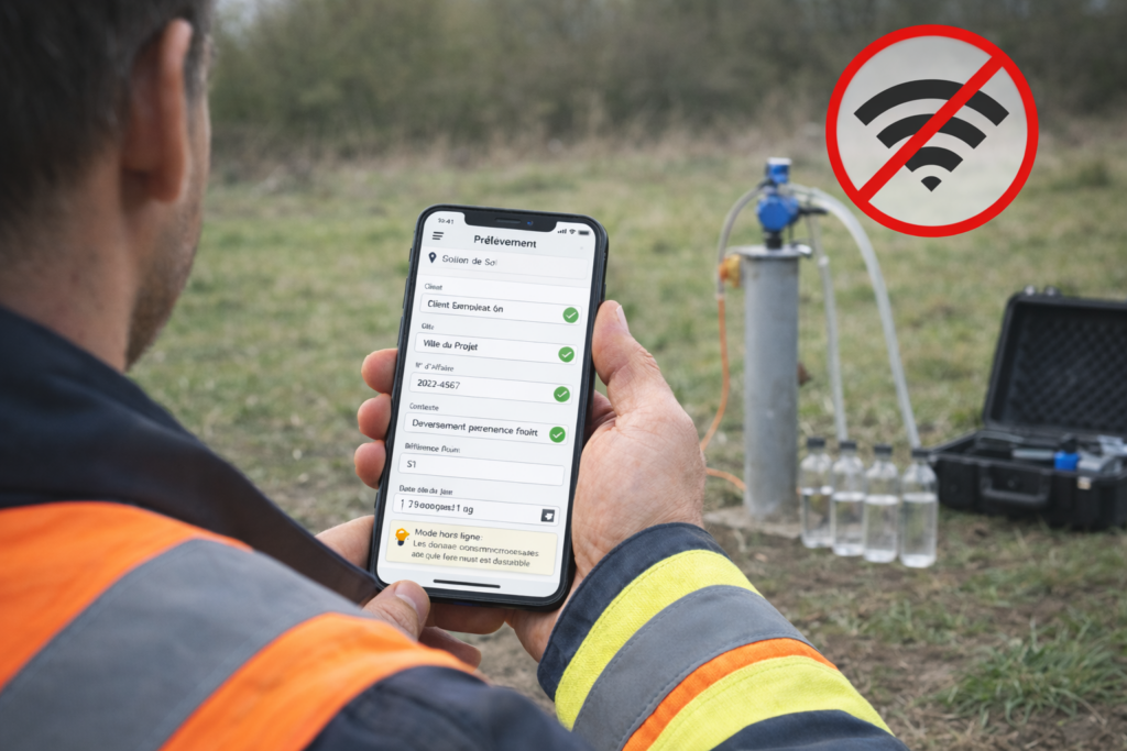utilisation hors ligne eau