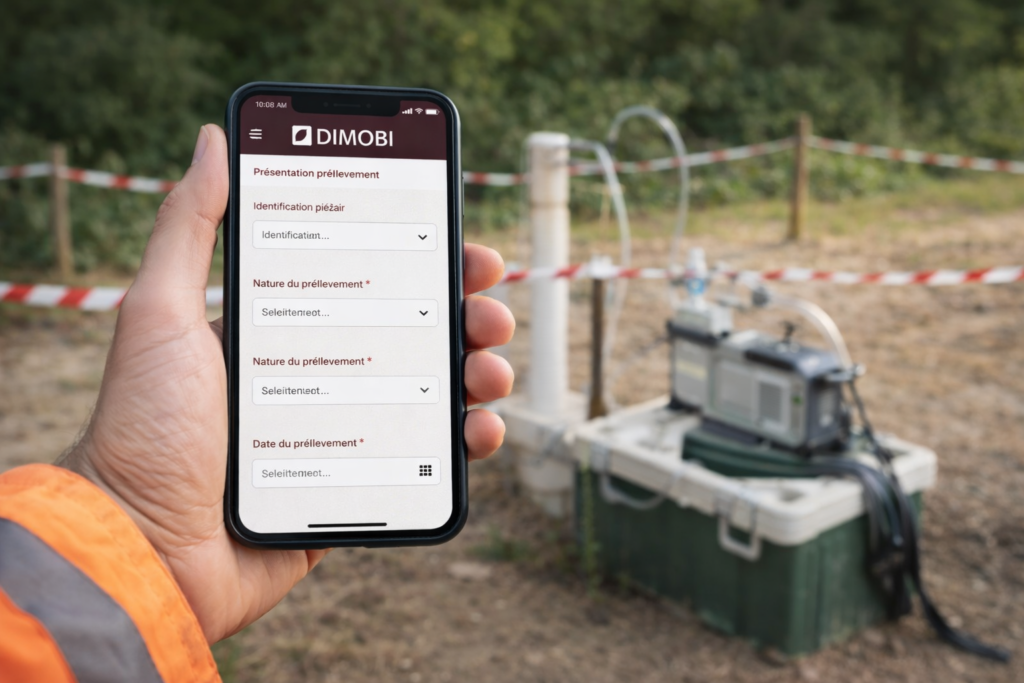 application prélèvement air